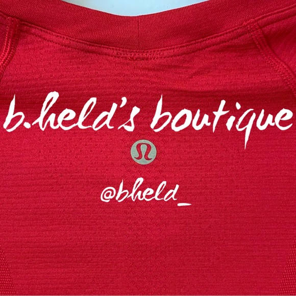 lululemon Lunar New Year Swiftly Tech Short Sleeve Shirt 2.0 Dark Red Size 4 NWT - Picture 11 of 14